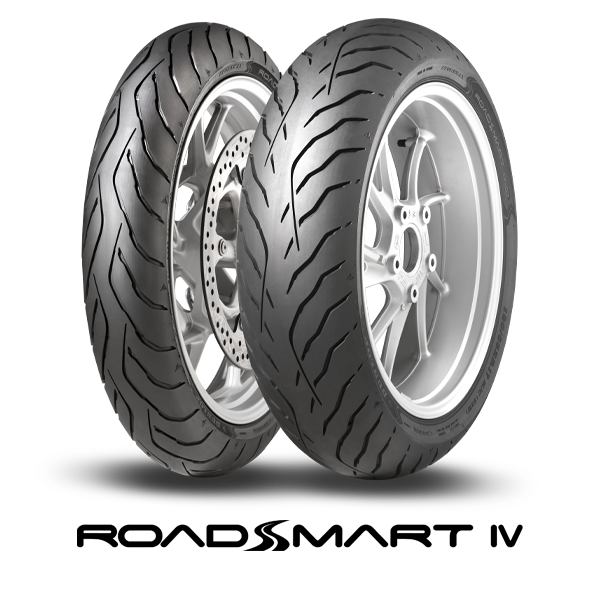 Dunlop Roadsmart IV packshot and logo